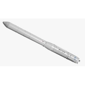 South Korean Rocket KSLV II Nuri 3D